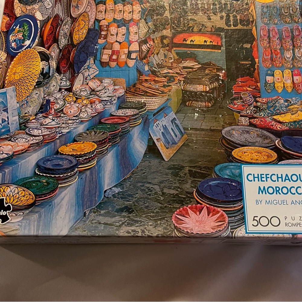 Chefchaouen Morocco 500 piece puzzle never opened